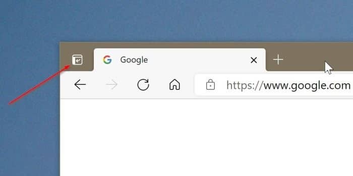 show or hide vertical tabs button in Edge Browser pic1