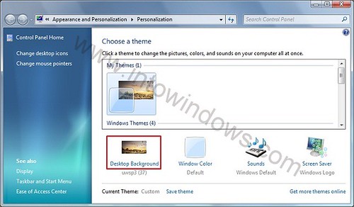 Como usar o recurso de apresentação de slides da área de trabalho do Windows 7
