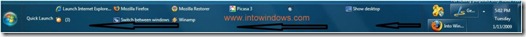 Barra de tarefas completa do Windows 7 2