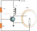 Faça este circuito de campainha simples com transistor e piezo