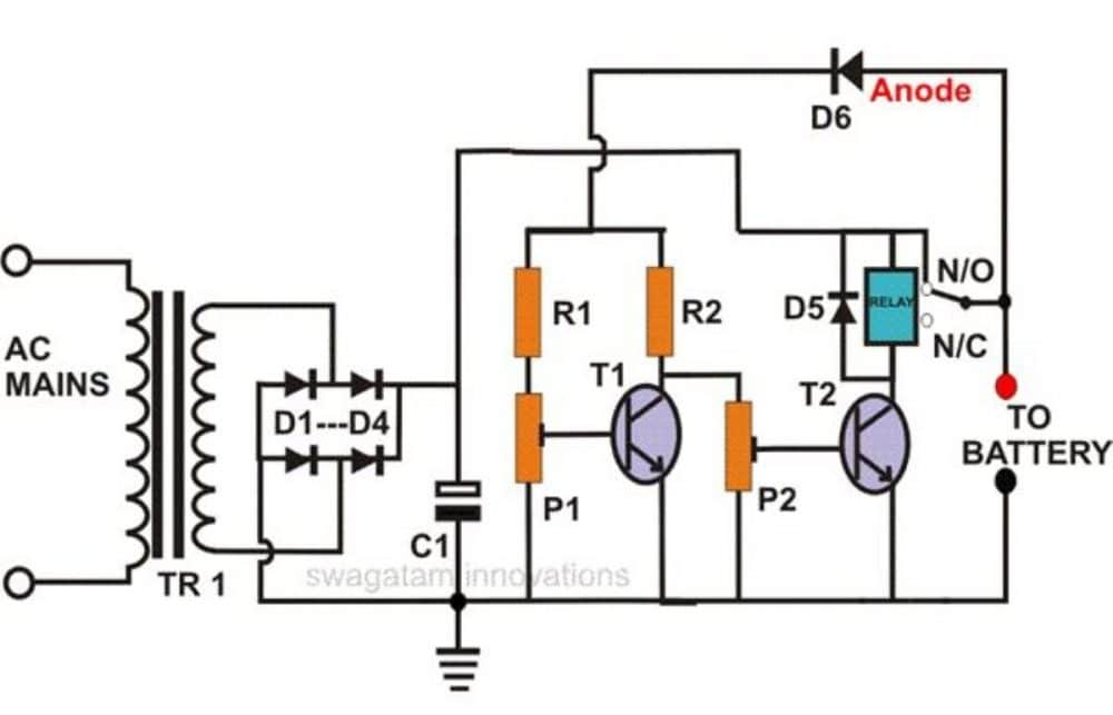 CIRCUITO CARREGADOR DE BATERIA AUTO-AJUSTÁVEL