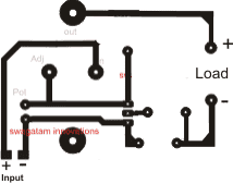 LAYOUT DA PCB DO REGULADOR DE TENSÃO DO PAINEL SOLAR