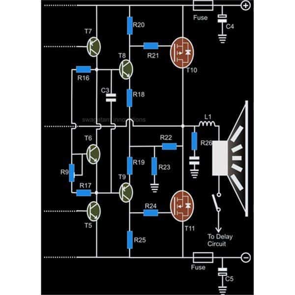 SAÍDA DE ALTO-FALANTE MOSFET DE 250 WATTS