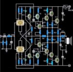 Circuito Amplificador Hi-Fi de 100 Watts Usando Transistores 2N3055 – Mini Crescendo