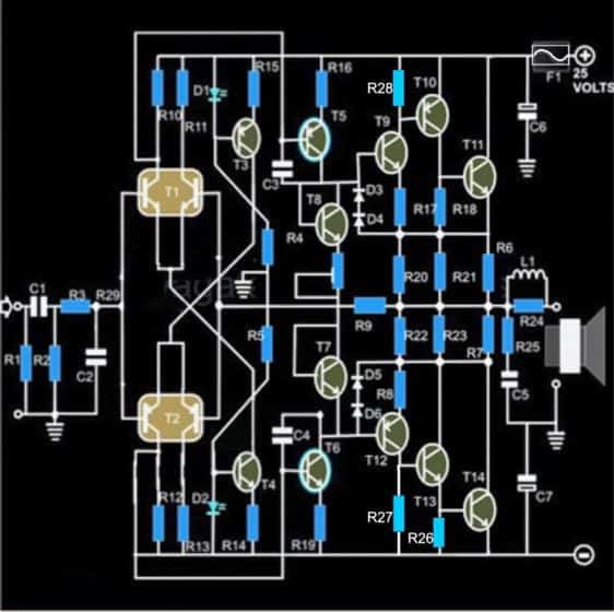 CIRCUITO AMPLIFICADOR CRESCENDO