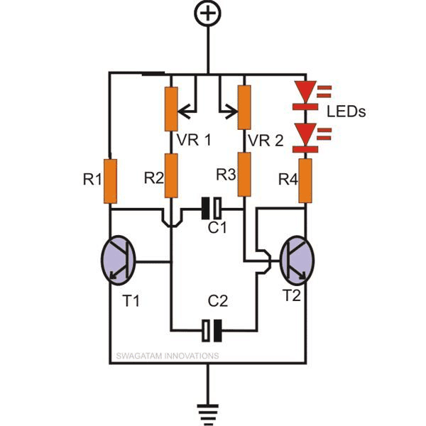 Como fazer de qualquer luz uma luz estroboscópica usando apenas dois transistores 4 Pulsando qualquer luz para produzir efeito Strobing