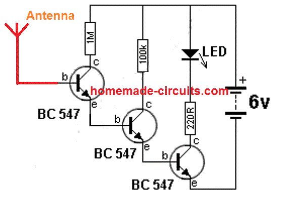 Como fazer um circuito detector de fantasmas 11 Detector de fantasmas usando transistores