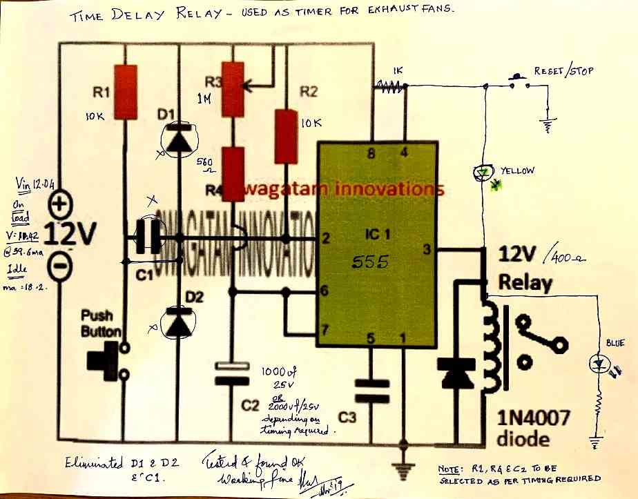 Circuito de temporizador ajustável usando IC 555 9 Imagens de protótipo