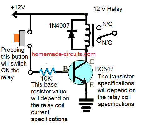 Como usar transistores 5 Usando transistor como um driver de relé