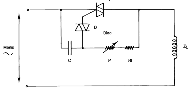 Circuito de Controle Triac Adequado Apenas com Cargas Resistivas