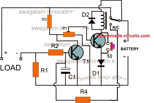 Circuito de Proteção de Bateria Fraca e Sobrecarga para Inversores 3 Como funciona