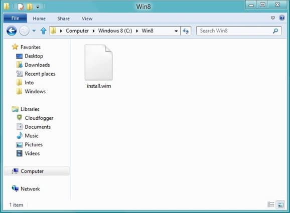 Redefinir ou atualizar o PC com Windows 8 sem DVD Etapa 1