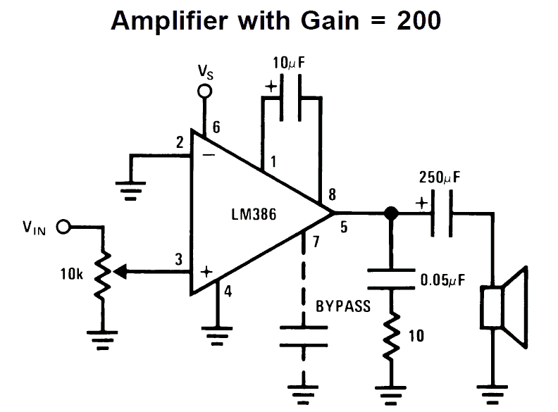Circuitos Amplificadores de Aplicação Prática Usando o IC LM386