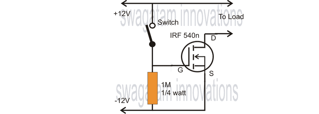 Usando Mosfet como um switch