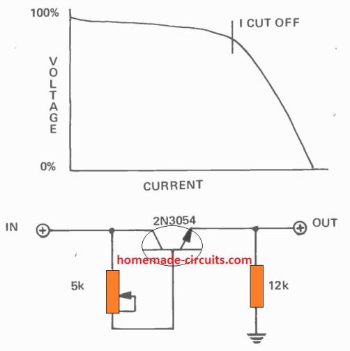 Outro circuito limitador de corrente simples