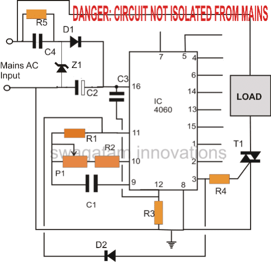 Diagrama de Circuito para Temporizador de Atraso LIGADO