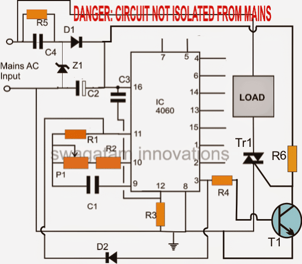 Diagrama de Circuito para Temporizador de Atraso DESLIGADO