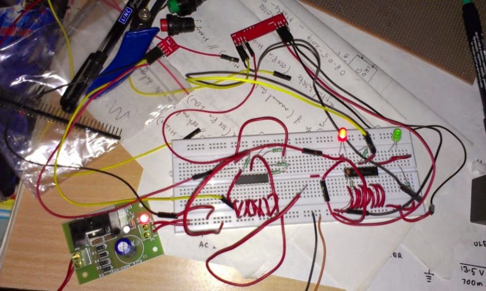 Circuito de controle remoto RF simples sem microcontrolador 15 Imagens de protótipo de circuito