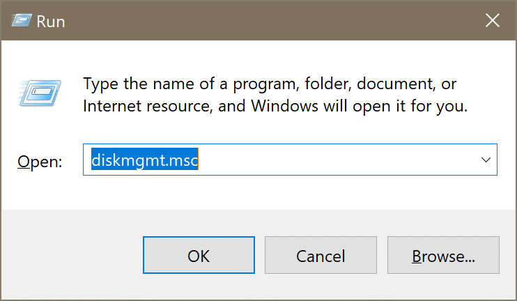 abrir o gerenciamento de disco no Windows 10 pic1