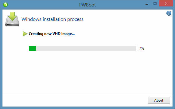 Teste o Windows 8.1 sem instalar a Etapa 7