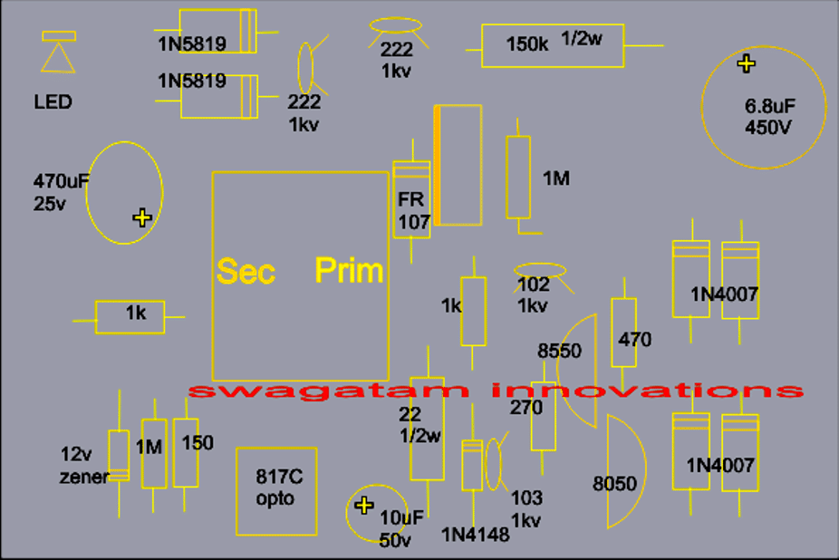Engenharia reversa de um adaptador SMP de 12V 1 Amp fisicamente