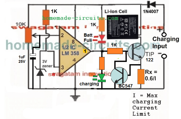 Circuito de carregador de bateria de íon de lítio USB de 3,7 V 2 Como carregar usando a porta USB