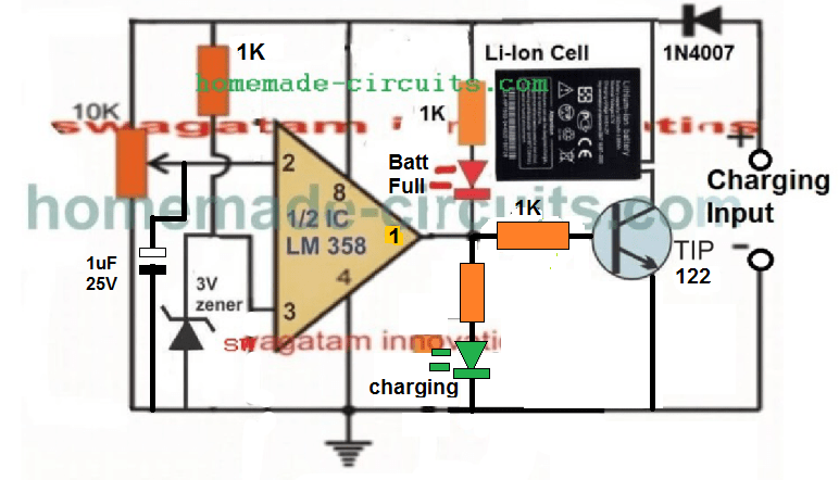 Circuito de carregador de bateria de íon de lítio USB de 3,7 V 4 Como carregar usando a porta USB