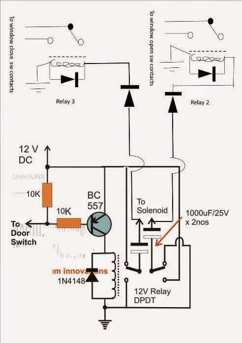 Circuito otimizador de fechamento da porta do carro 1 Como o circuito deve funcionar