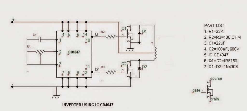 Esquema de flip-flop