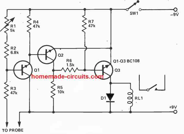 Sistema Transistorizado Simples de Rega do Solo