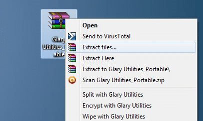 Abra ou extraia o arquivo RAR no Windows usando o WinRAR