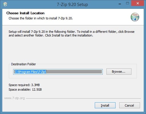 Extraia ou abra arquivos RAR no Windows usando 7zip step3