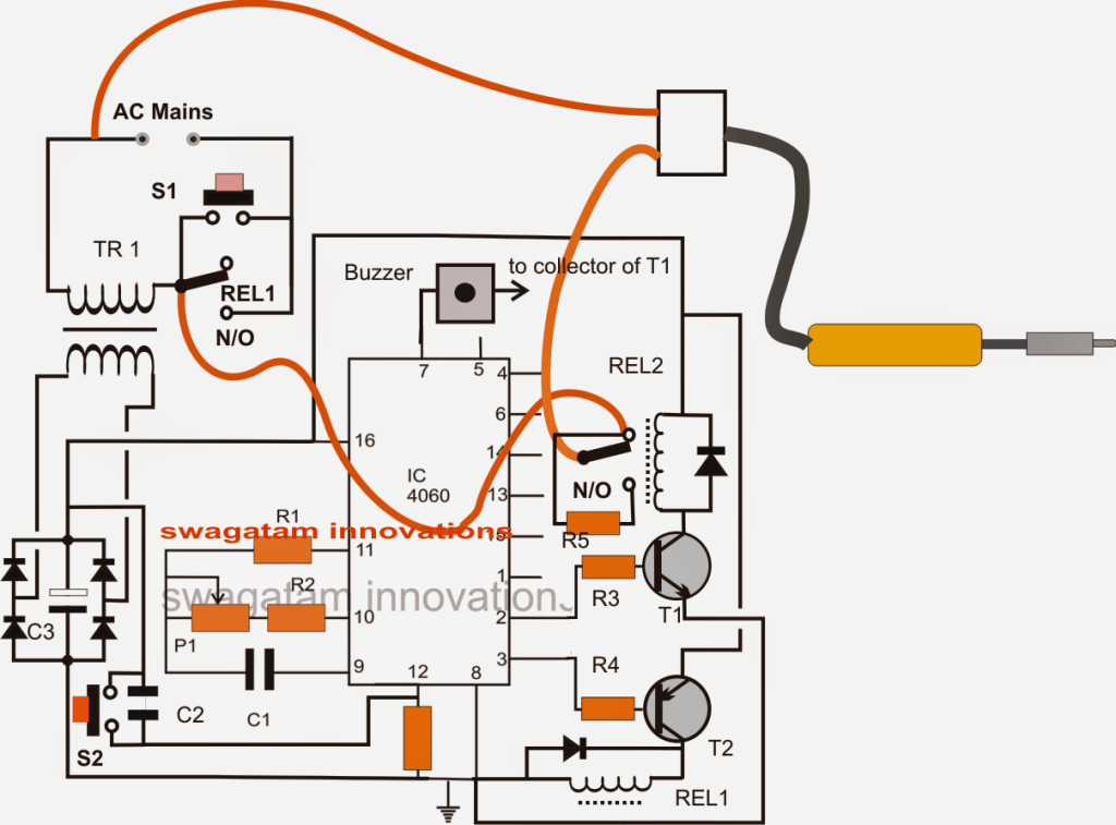 2 circuitos úteis de estação de ferro de solda de economia de energia 7 Diagrama de circuito