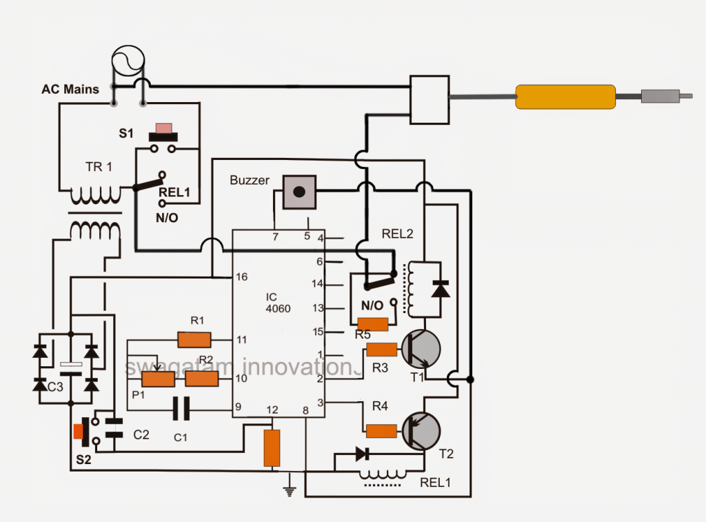 2 circuitos úteis de estação de ferro de solda de economia de energia 9 Diagrama de circuito