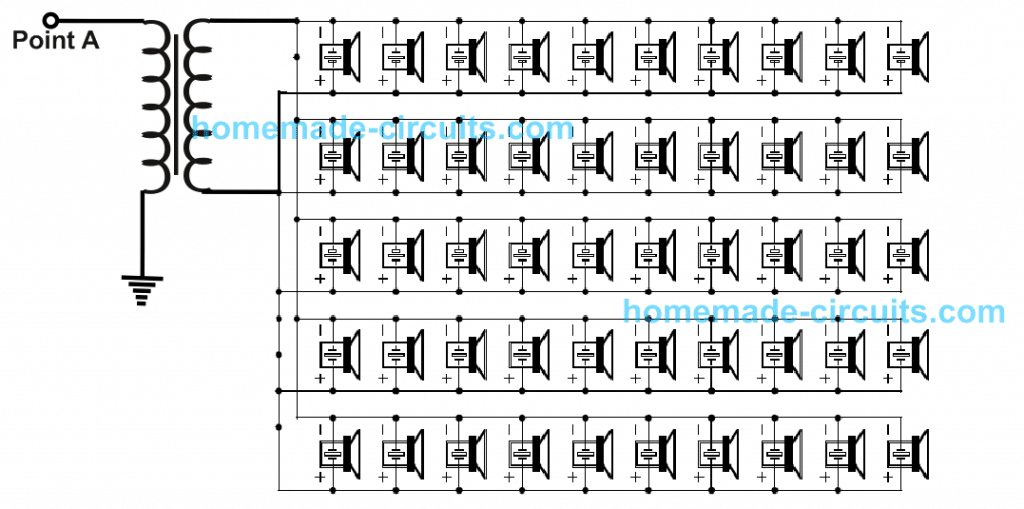 Como conectar o transformador e os transdutores