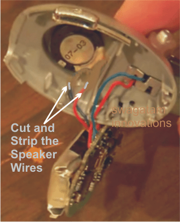 Modificando um dispositivo de fone de ouvido Bluetooth 3 Identificando o alto-falante e o MIC
