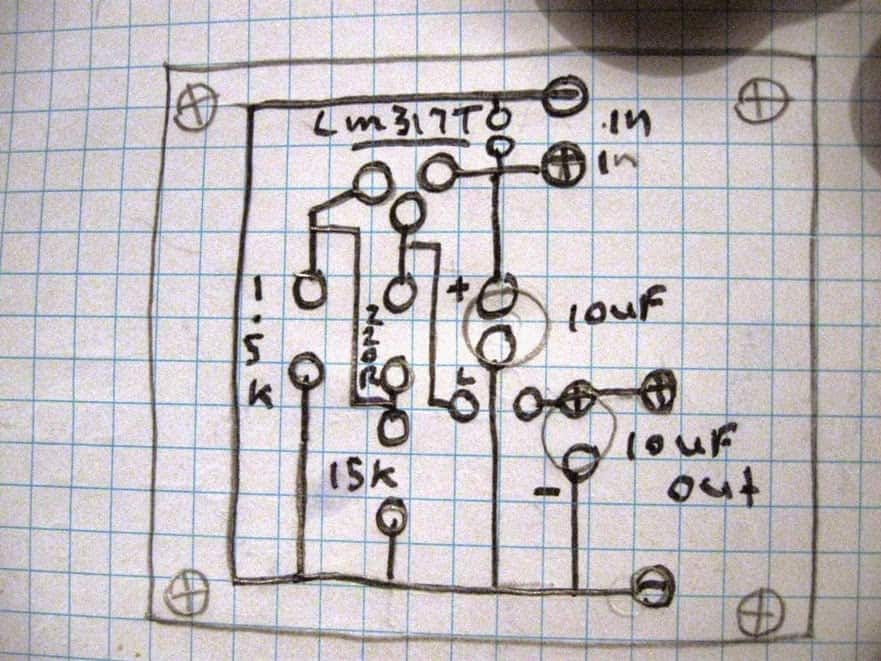 Diagrama de circuito e protótipo