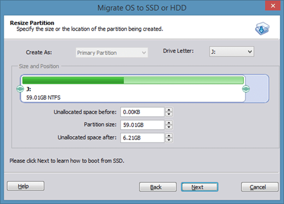 Migre o Windows 8 para o SSD usando o Partition Assistant step4