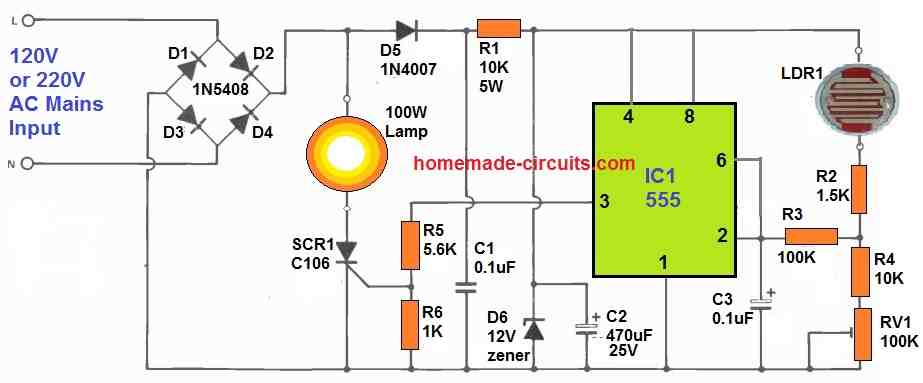 Circuito de Luz de Varanda Simples