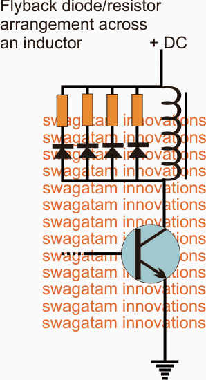 Usando resistores em série com diodos para evitar fuga térmica