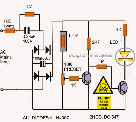 Circuito Automático de Luz de Vela LED 2 Circuito Automático de Luz de Vela LED