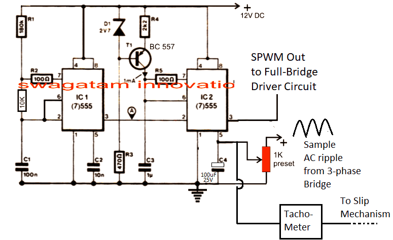 Como fazer um circuito VFD trifásico 7 Implementando o feedback de circuito fechado