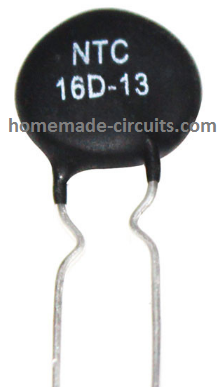 BOM para o circuito detector de temperatura de 4 LEDs proposto