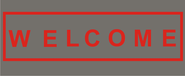 Exemplo de simulação de rolagem de boas-vindas