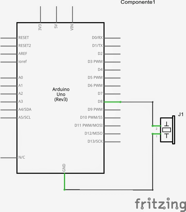 Circuito Gerador de Sintonia Musical Arduino 2 Hardware necessário