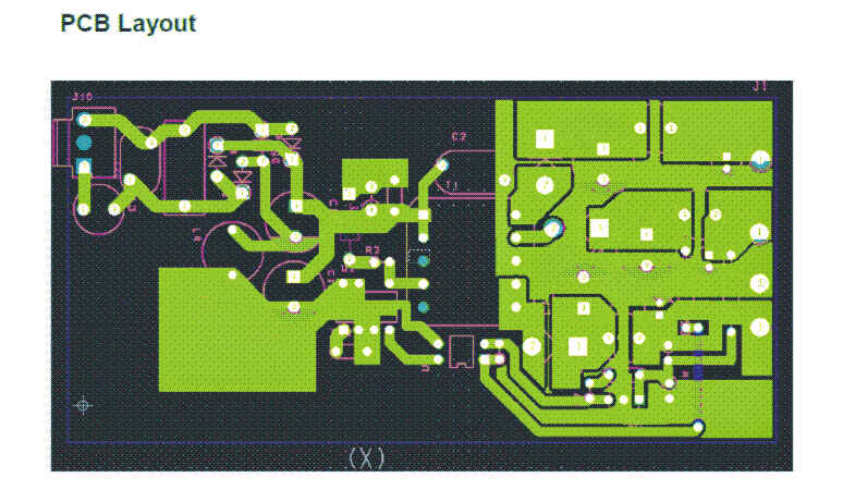 Faça este circuito SMPS de 3,3 V, 5 V, 9 V 3 Layout de PCB para o circuito SMPS de saída de tensão múltipla proposto