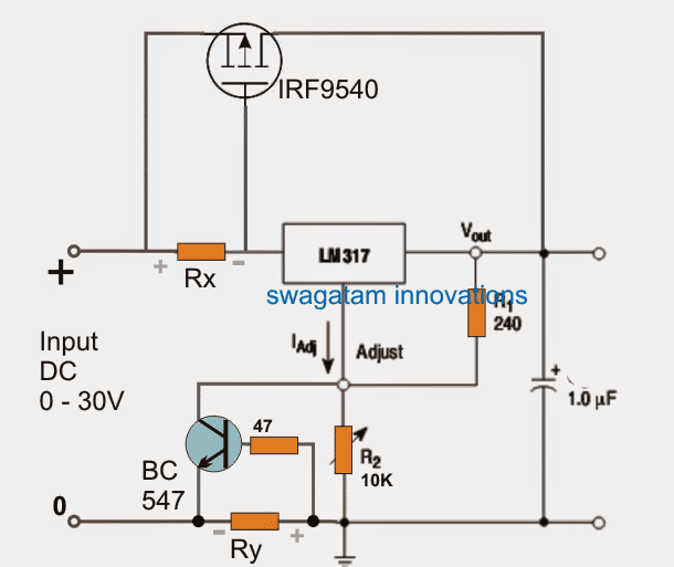 Usando um BJT para controle de corrente