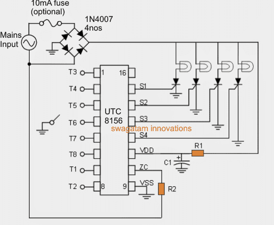 Circuito de Luz de Natal de 8 Funções 3 Dicas de aplicação do circuito