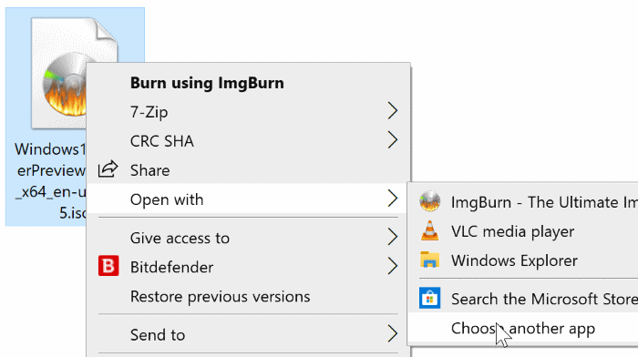opção de montagem ausente no menu de contexto do Windows 10 pic5