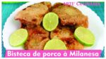 BISTECA DE PORCO A MILANESA